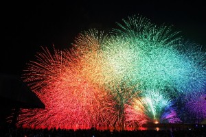 川崎市制記念多摩川花火大会へのアクセスと見える場所は？